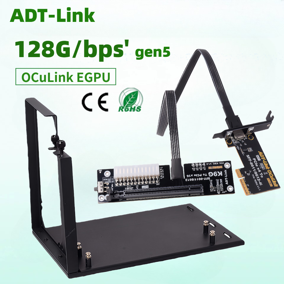 PCIE 5.0 x4 naar OCuLink SFF-8 - Oculink Egpu Mini Pc recensie en prijs