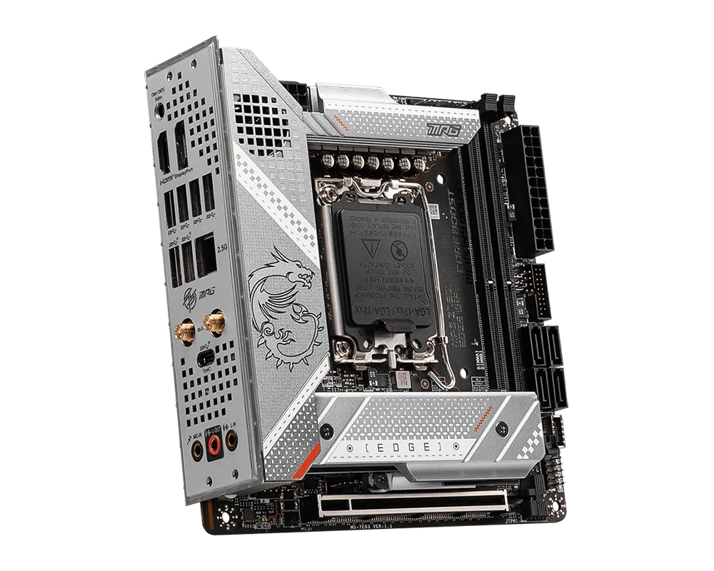 MSI MPG Z790I EDGE WIFI moeder - Lga1700 Itx Motherboard Ddr5 recensie en prijs