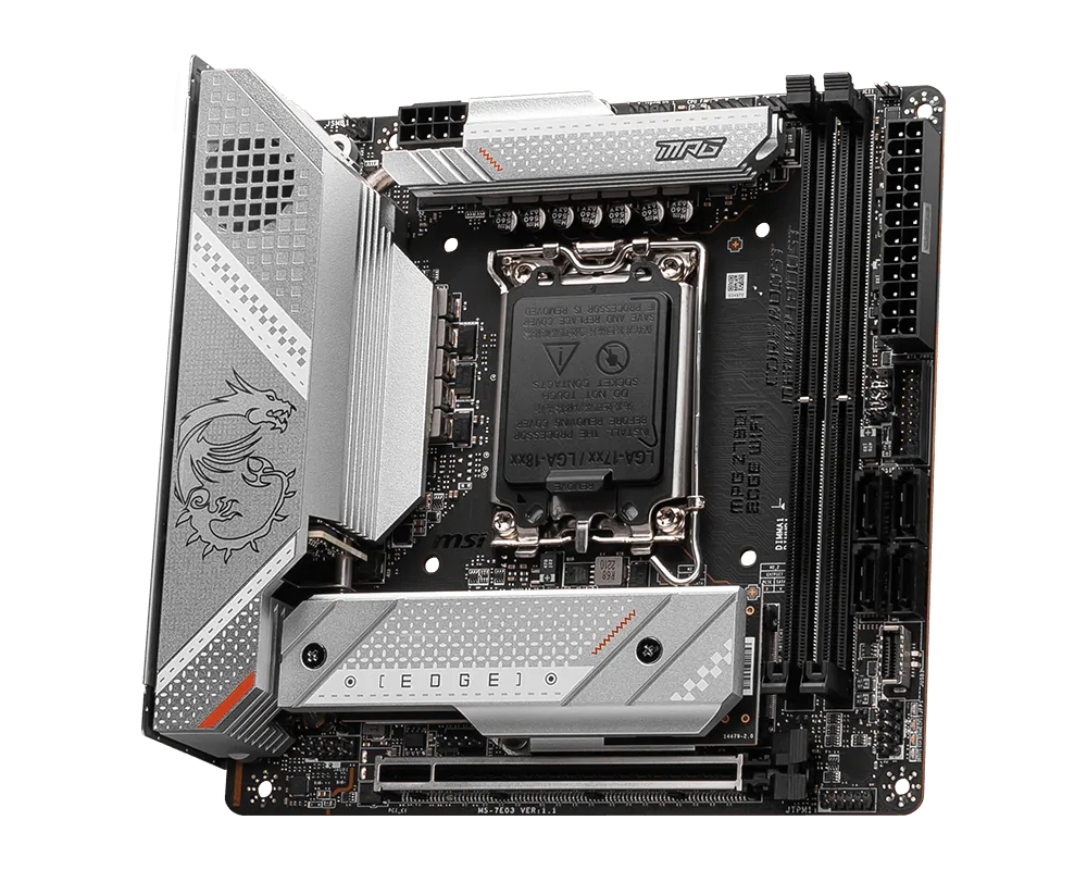 MSI MPG Z790I EDGE WIFI moeder - Lga1700 Itx Motherboard Ddr5 recensie en prijs